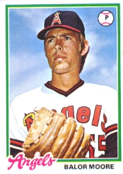 1978 Topps Baseball Cards      368     Balor Moore